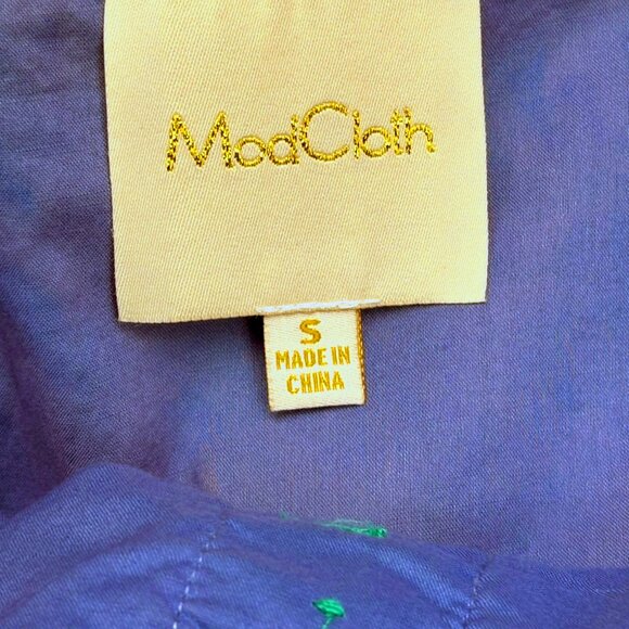 MODCLOTH Waving at the Waterfront Seashell Cotton Sundress - Picture 3 of 10